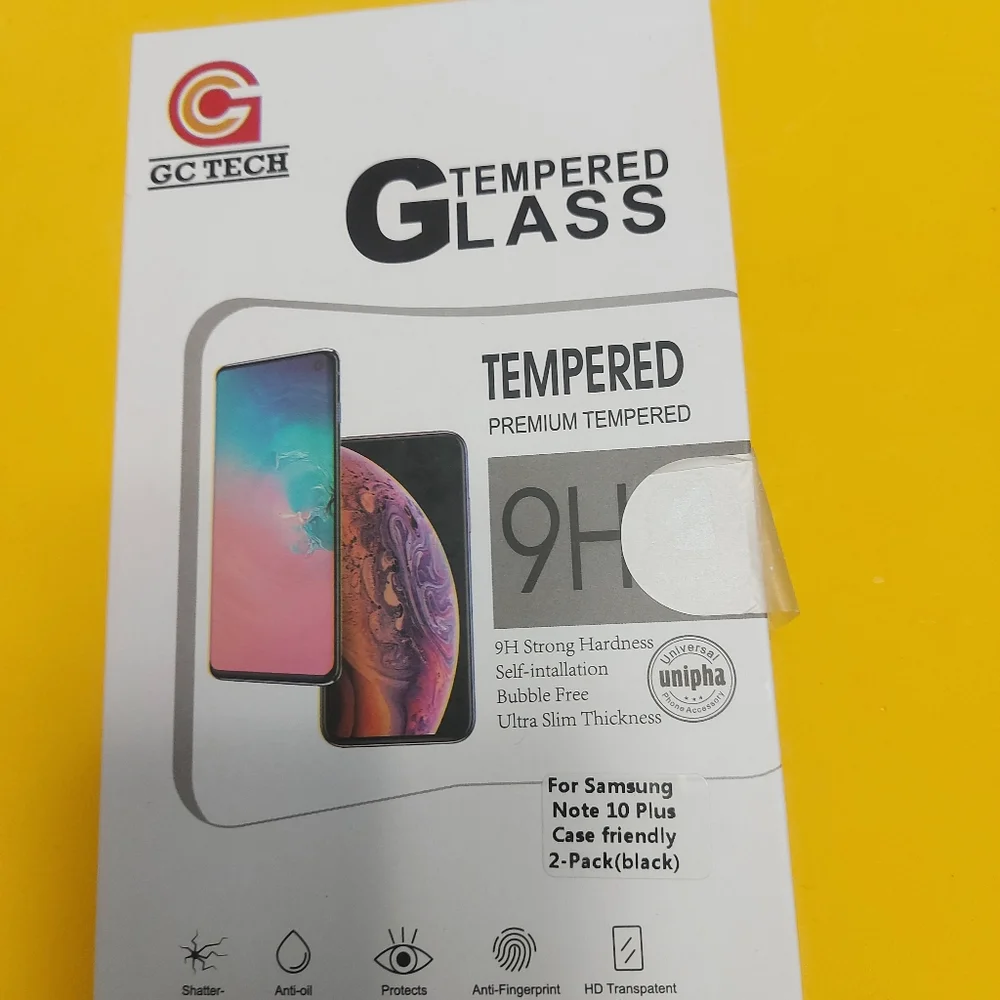 GC Tech Tempered Phone Glass for Samsung Note 10 Plus Electronics Durable NEW